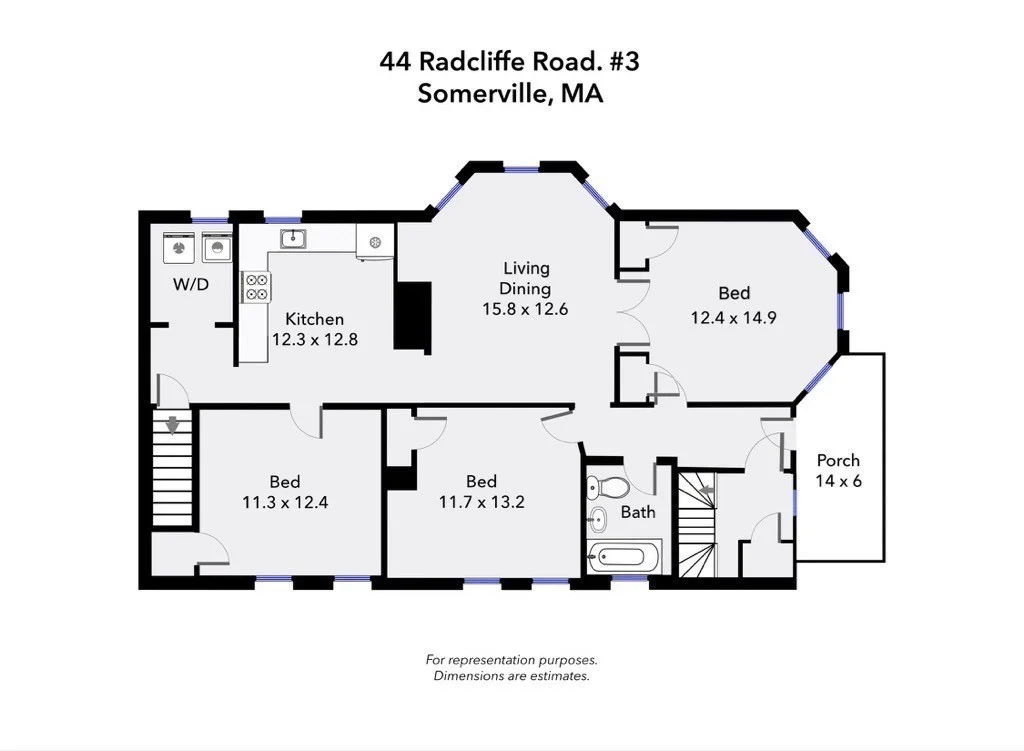 3 bed, 1 bath apartment for rent at 44 Radcliff Rd Unit 3, Somerville — photo 28 of 28