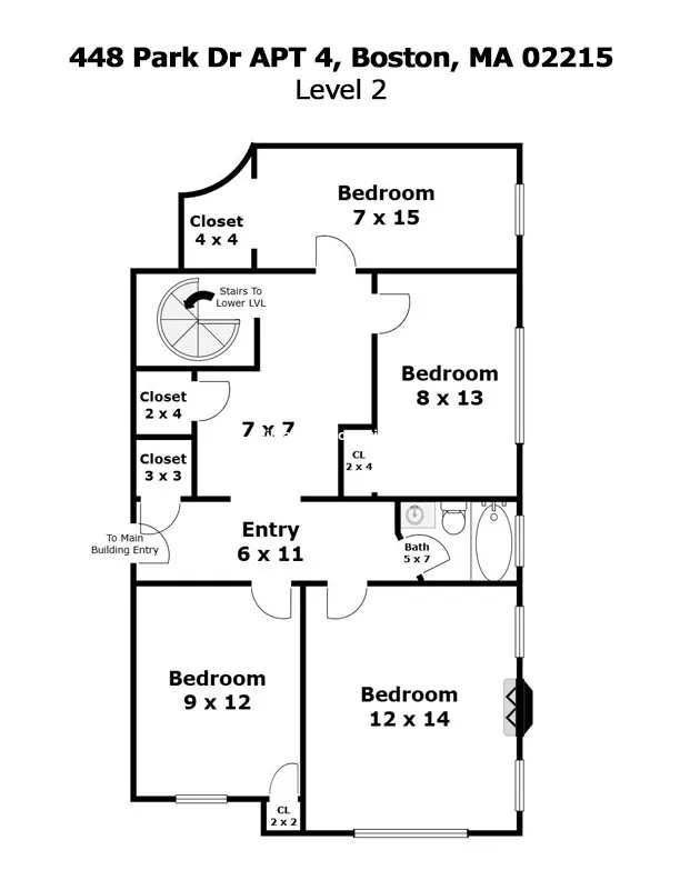 5 bed, 2 bath apartment for rent at 448 Park Dr Unit 4, Fenway — photo 27 of 34