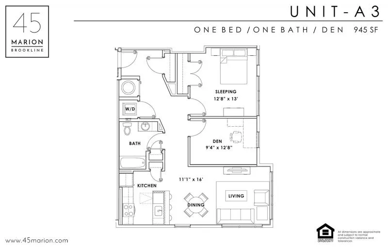 1.5 bed, 1 bath apartment for rent at 45 Marion St Unit 404, Coolidge Corner — photo 9 of 18