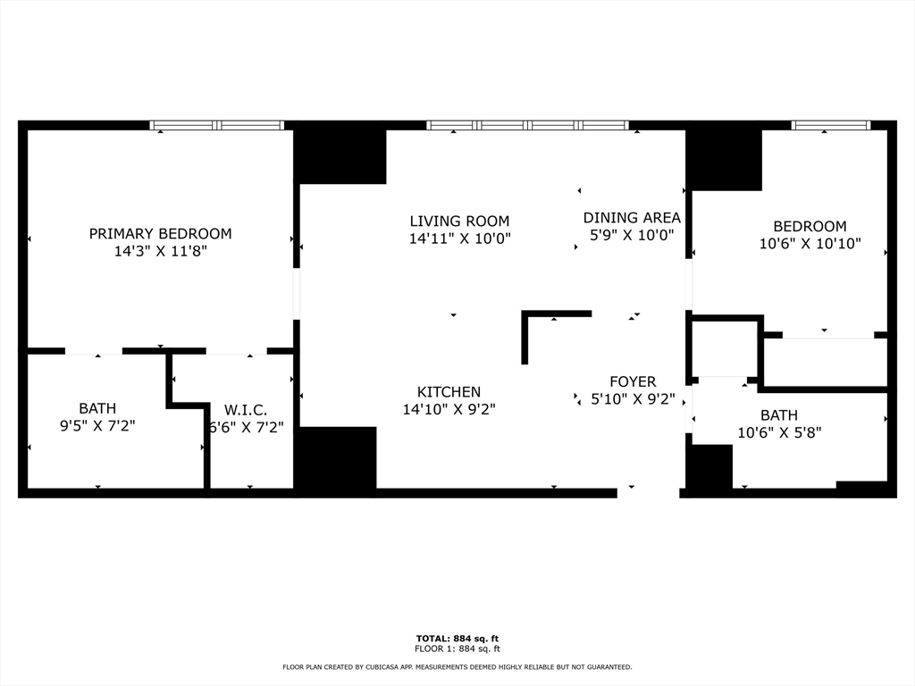 2 bed, 2 bath apartment for rent at 45 Province St Unit 2207, Midtown — photo 28 of 28
