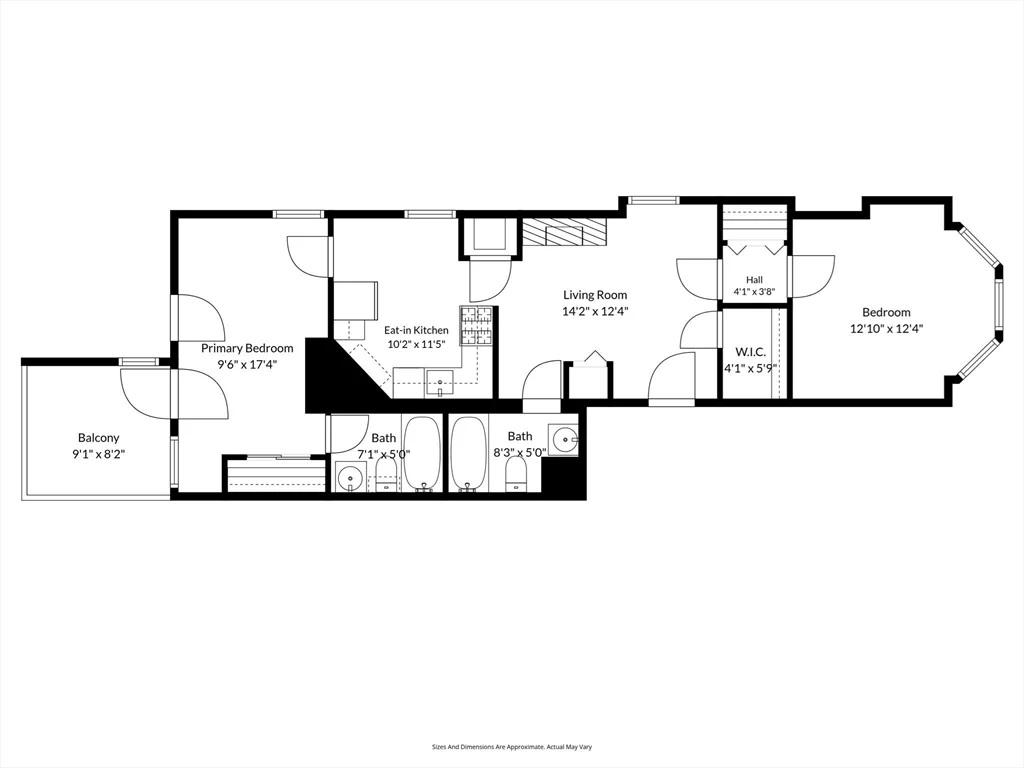 2 bed, 2 bath apartment for rent at 45 Rutland St Unit 2, South End — photo 14 of 14