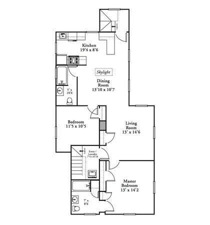 2 bed, 2 bath apartment for rent at 45 School St Unit 3, Prospect Hill — photo 11 of 11