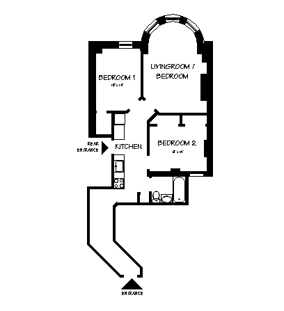 2 bed, 1 bath apartment for rent at 45 Westland Ave Unit 18, Fenway — photo 14 of 15