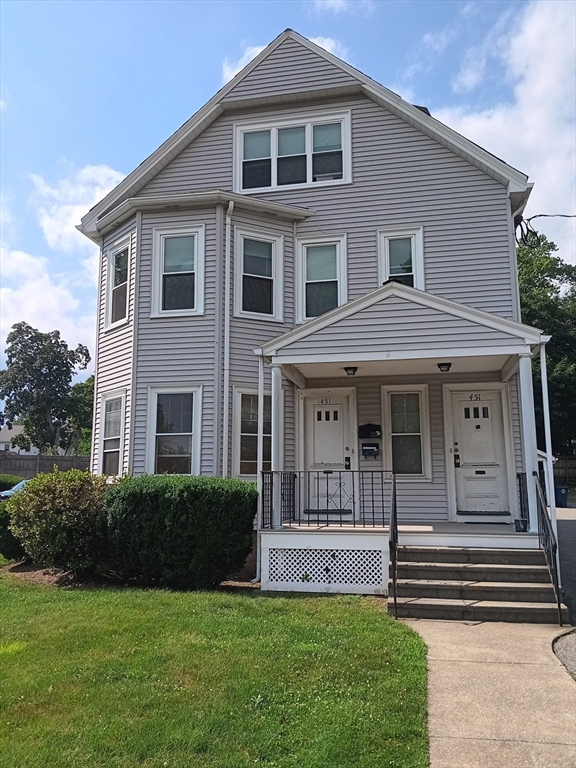 2 bed, 1 bath apartment for rent at 451 Wolcott St Unit 1, Nonantum — photo 1 of 9