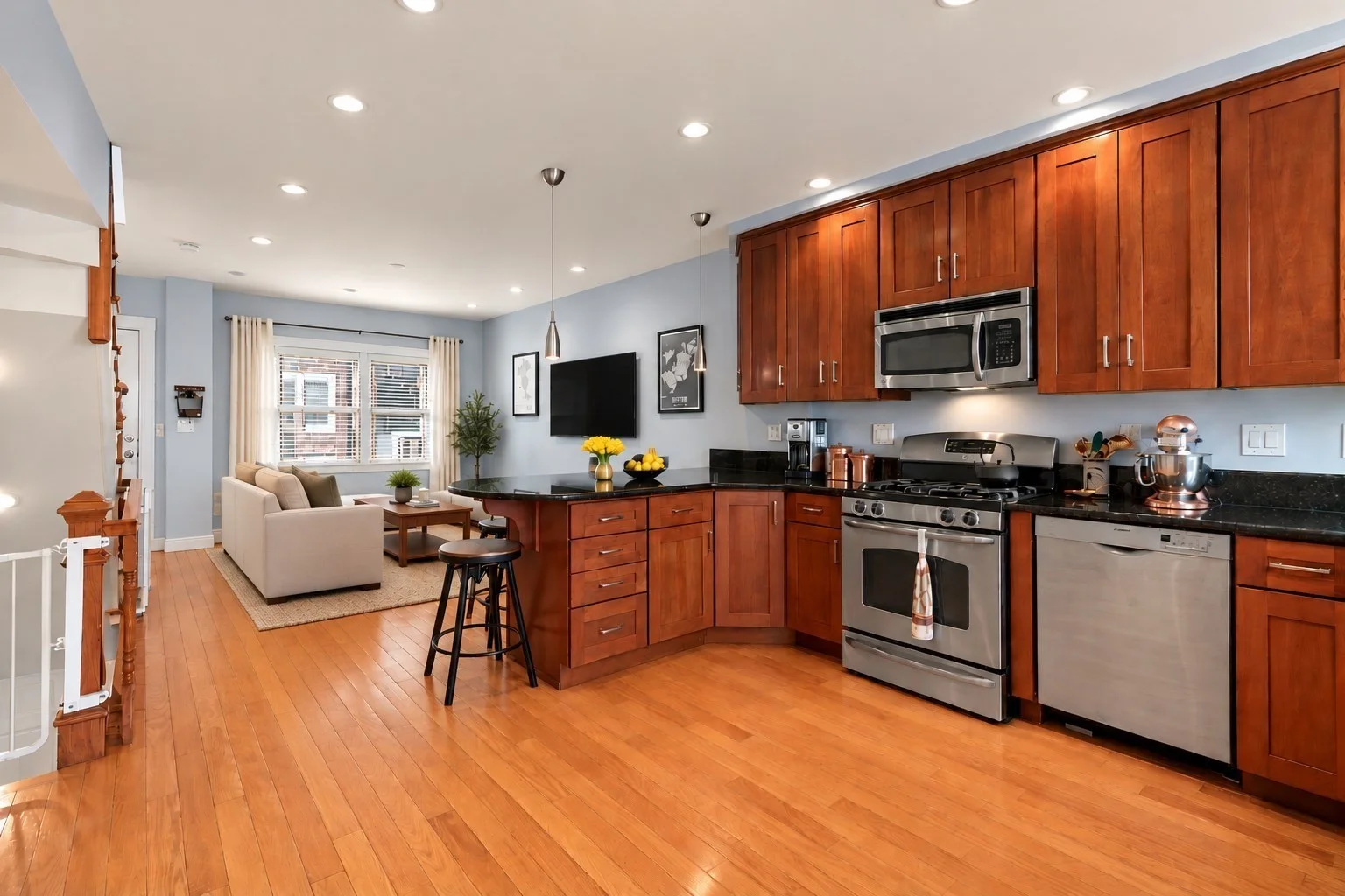 3 bed, 2 bath apartment for rent at 453 E 6th St, South Boston