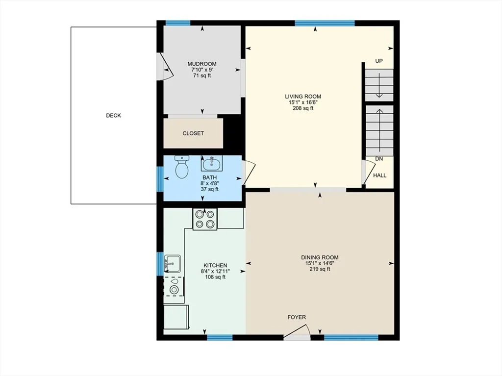 4 bed, 2 bath apartment for rent at 45R South Unit 45R, Bedford — photo 39 of 40
