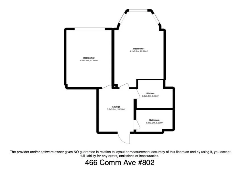 2 bed, 1 bath apartment for rent at 466 Commonwealth Ave Unit 802, Boston — photo 11 of 11