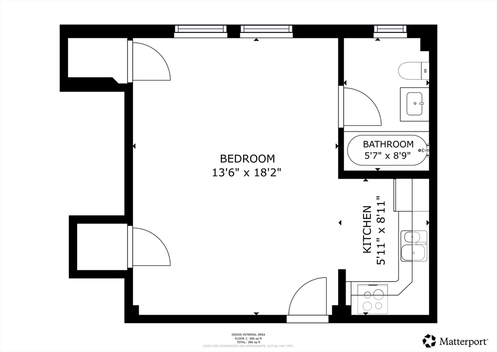 Studio bed, 1 bath apartment for rent at 466 Commonweatlh Unit 807, Fenway — photo 33 of 33