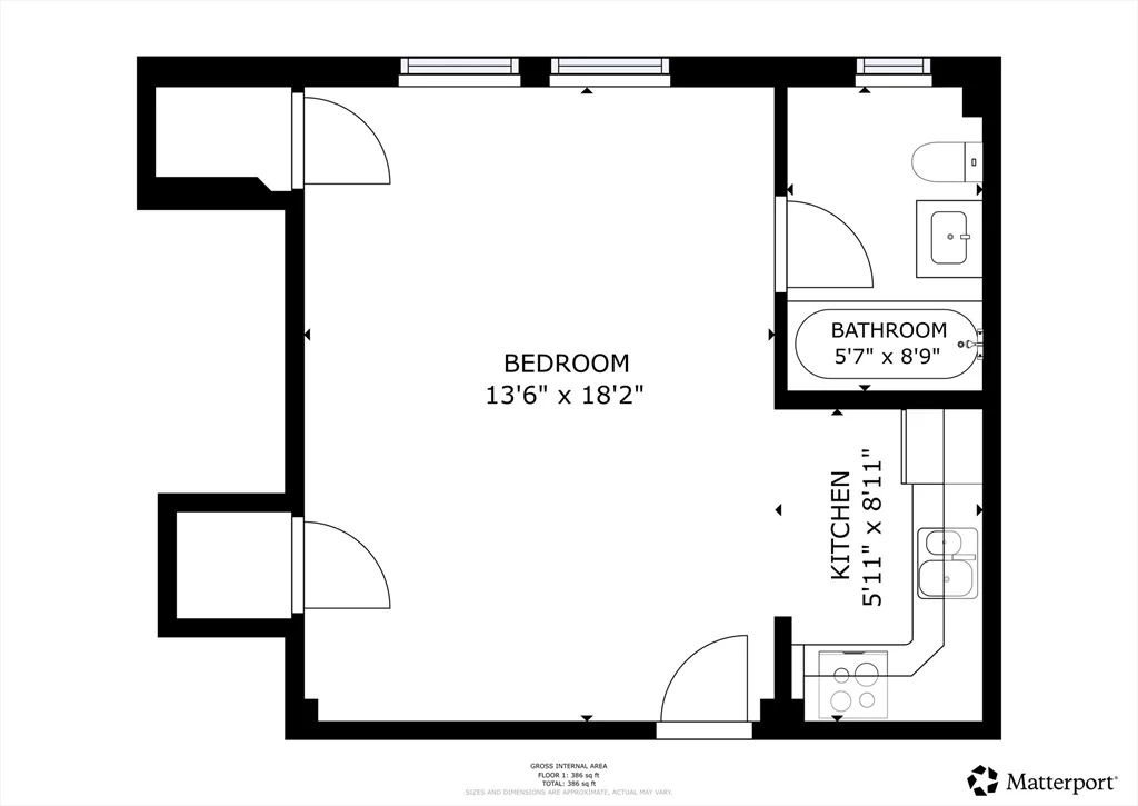 Studio bed, 1 bath apartment for rent at 466 Commonweatlh Unit 807, Fenway — photo 24 of 33