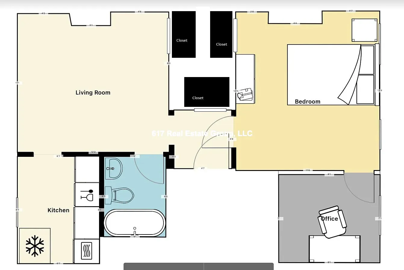 1.5 bed, 1 bath apartment for rent at 47 Cameron St Unit 2, Boylston Street — photo 9 of 9