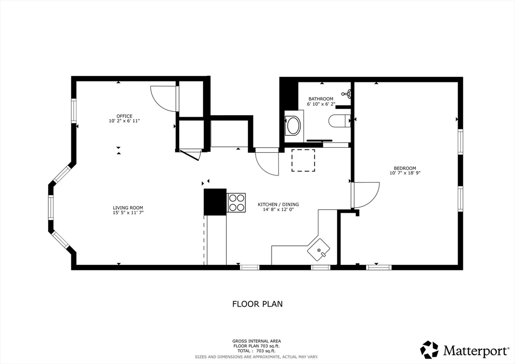 1 bed, 1 bath apartment for rent at 470 East 6th St Unit 2, South Boston — photo 15 of 15
