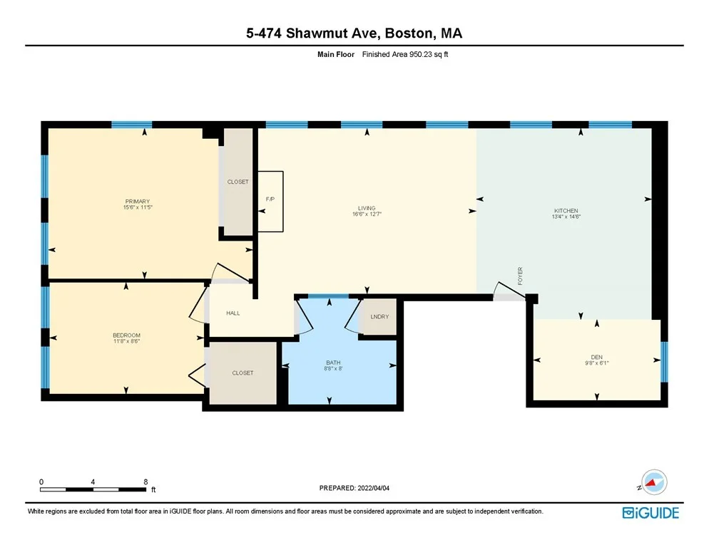 2 bed, 1 bath apartment for rent at 474 Shawmut Ave Unit 5, South End — photo 20 of 20