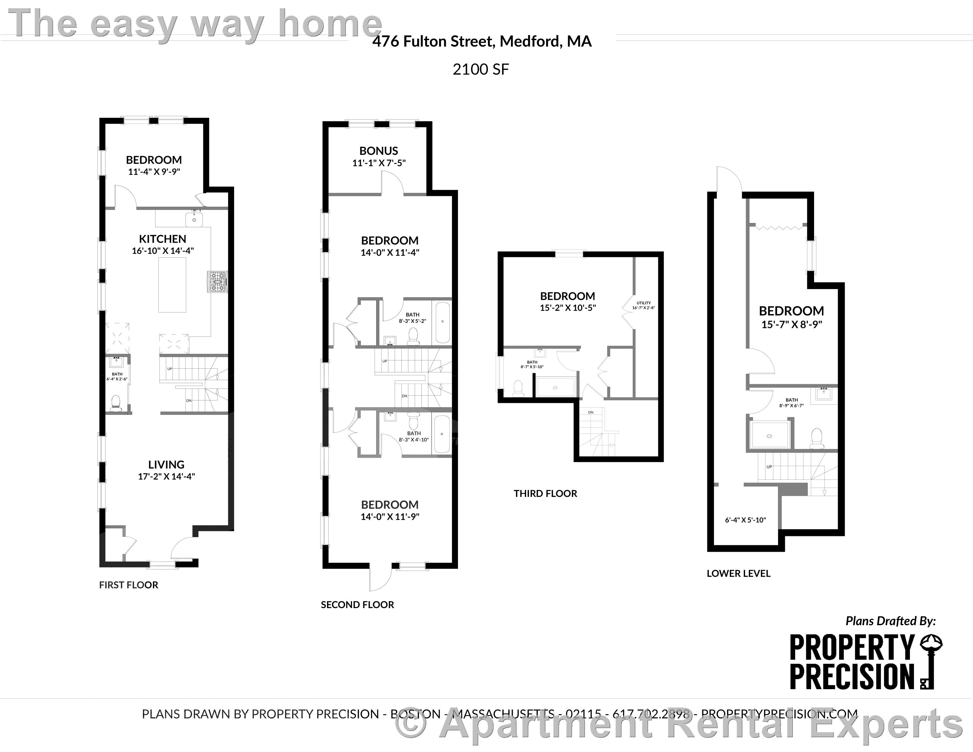5 bed, 4+ bath apartment for rent at 476 Fulton St, Medford Square — photo 31 of 31