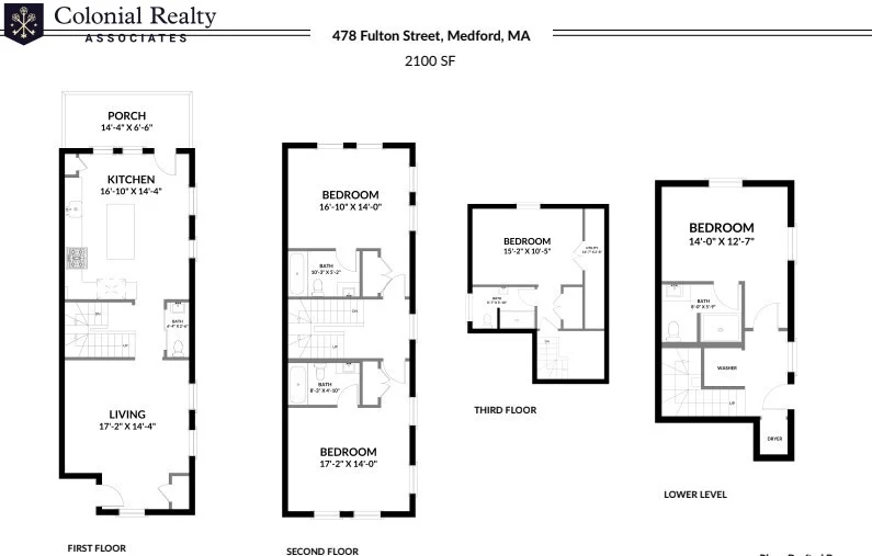 4 bed, 4.5 bath apartment for rent at 478 Fulton St Unit 448, Medford — photo 41 of 41