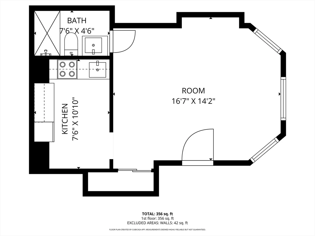 Studio bed, 1 bath apartment for rent at 48 Fenway Unit 2, Fenway — photo 8 of 8