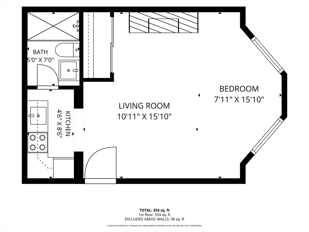 Studio bed, 1 bath apartment for rent at 48 Fenway Unit 3, Fenway — photo 8 of 8