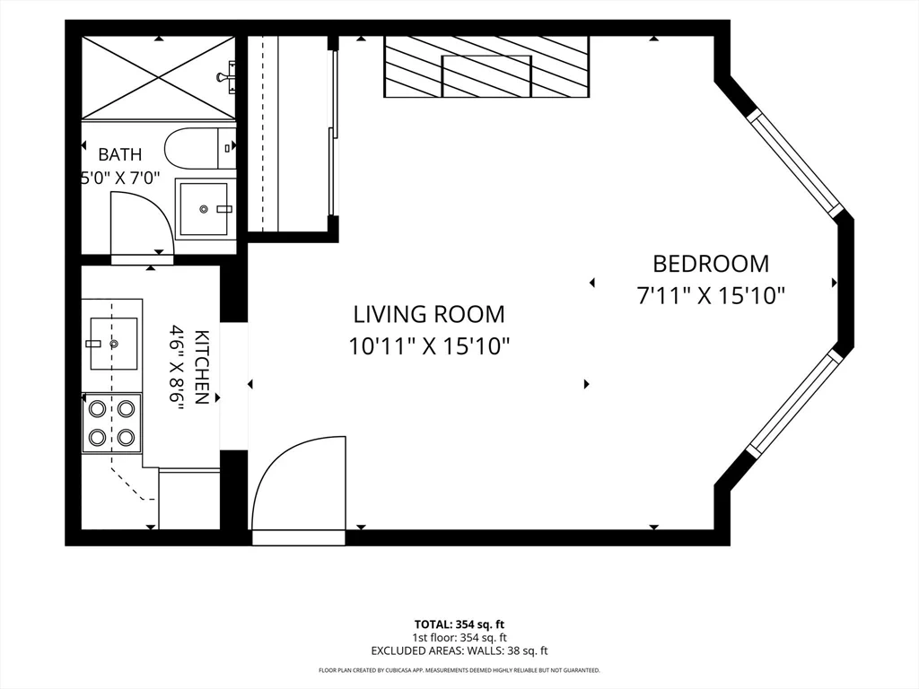 Studio bed, 1 bath apartment for rent at 48 Fenway Unit 3, Fenway — photo 8 of 8