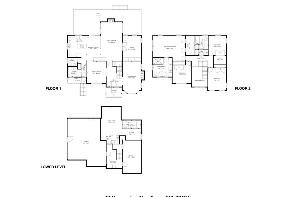 4 bed, 3 bath apartment for rent at 48 Homsy Ln, Needham — photo 15 of 16