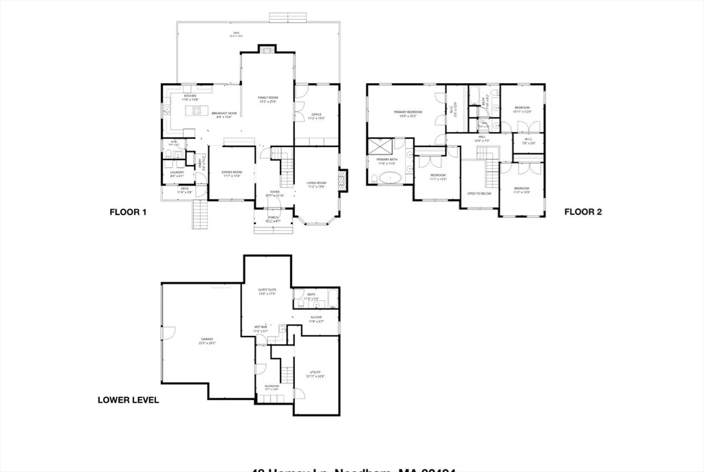 4 bed, 3 bath apartment for rent at 48 Homsy Ln, Needham — photo 16 of 16