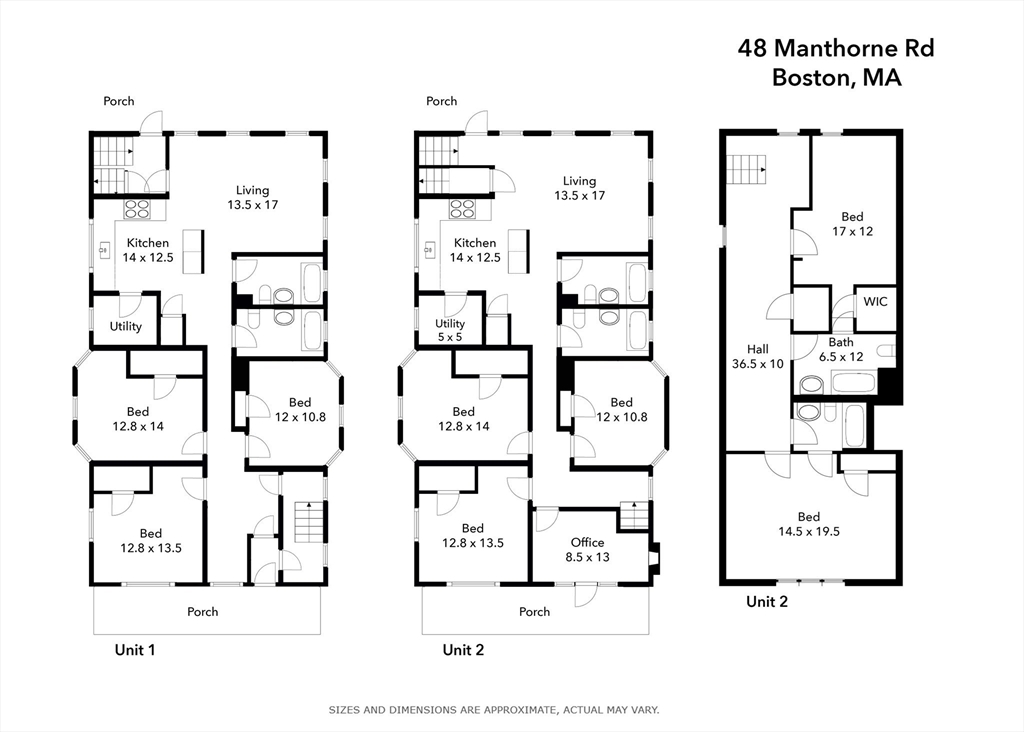3 bed, 2 bath apartment for rent at 48 Manthorne Rd Unit 1, Roxbury — photo 21 of 30