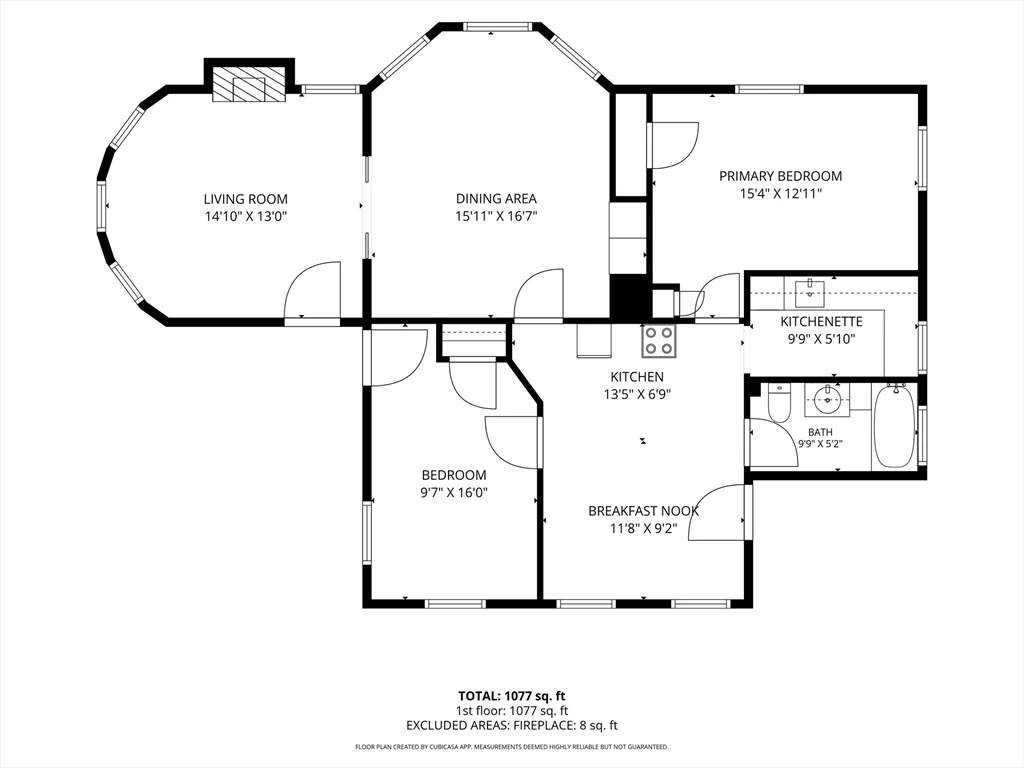 2 bed, 1 bath apartment for rent at 48 Seaver Unit 2, Five Corners — photo 7 of 7