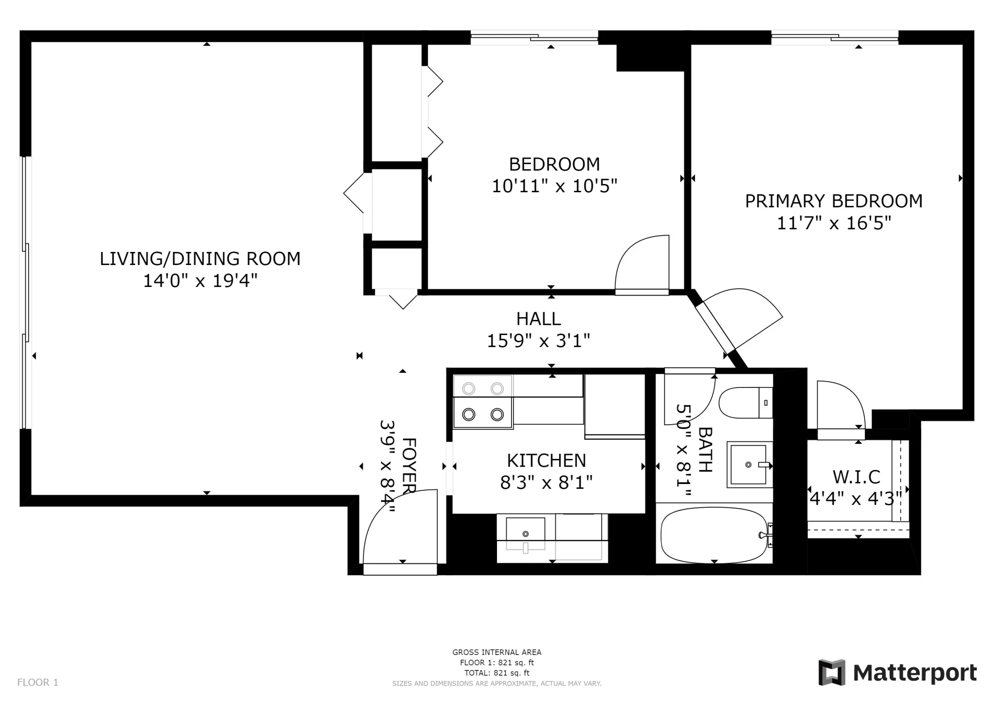 2 bed, 1 bath apartment for rent at 49 Marion St Unit 3B, Coolidge Corner — photo 14 of 21