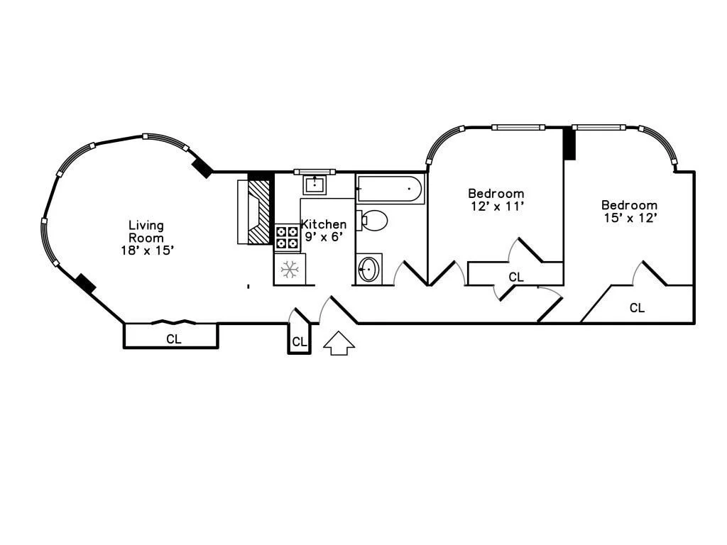 2 bed, 1 bath apartment for rent at 492 Massachusetts Ave Unit 52, South End — photo 20 of 20