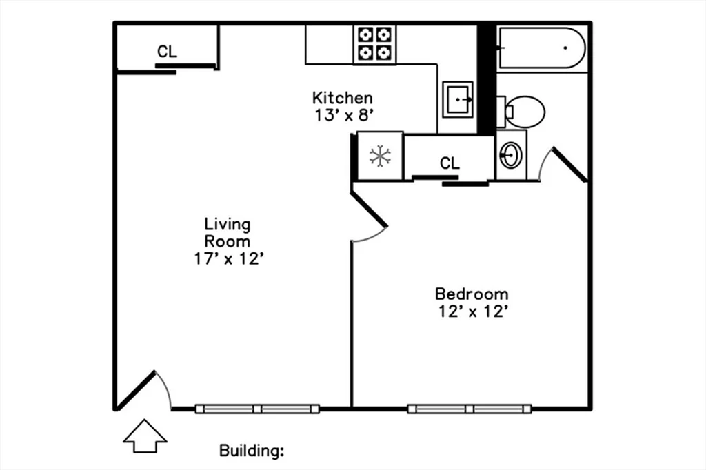 1 bed, 1 bath apartment for rent at 5 Arizona Ter Unit 6, Arlington — photo 12 of 12