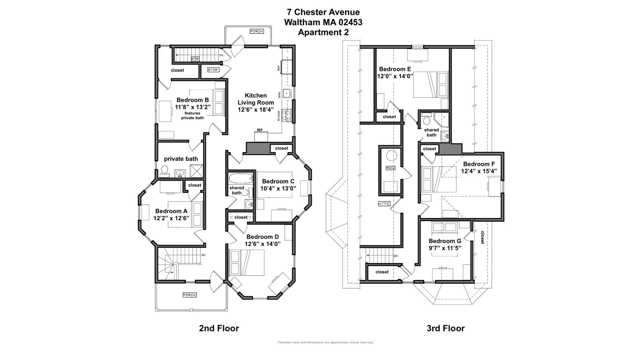 7 bed, 3 bath apartment for rent at 5 Chester Ave Unit 2, Ware — photo 18 of 21
