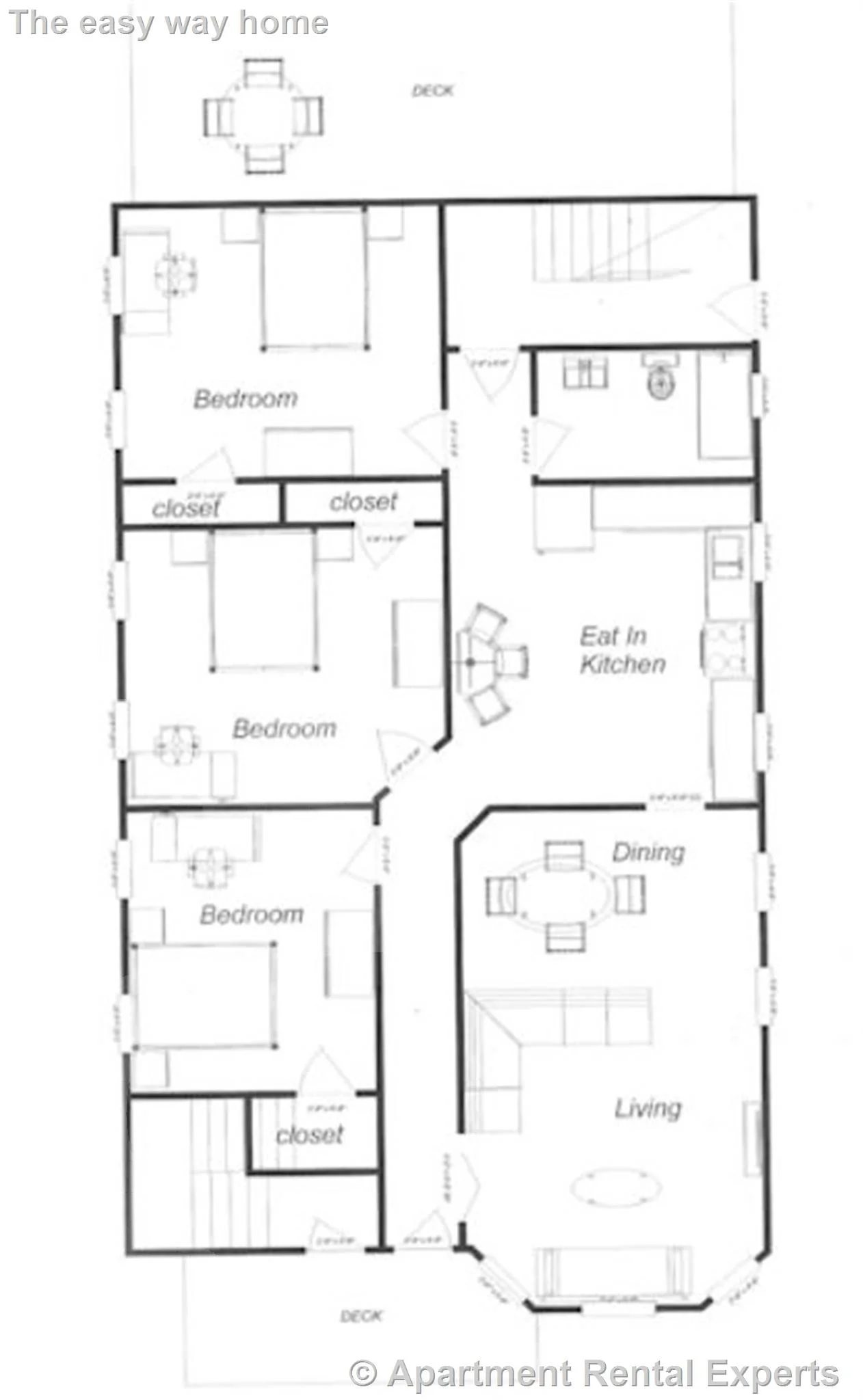 3 bed, 1 bath apartment for rent at 5 Durham St Unit 1, Ward Two — photo 6 of 8