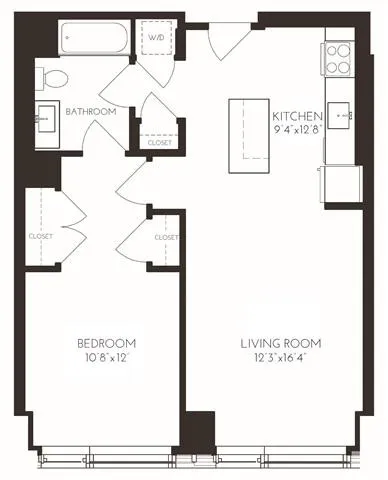 1 bed, 1 bath apartment for rent at 5 Fan Pier Boulevard Unit 805, South Boston — photo 1 of 4