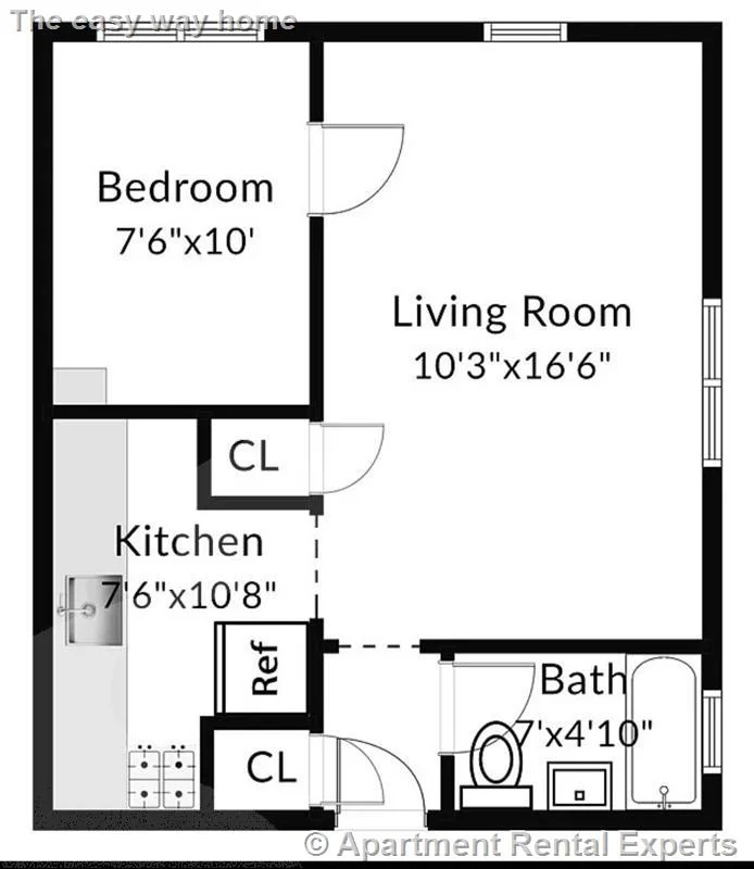 1 bed, 1 bath apartment for rent at 5 Haskell St Unit 35, Davis Square — photo 13 of 13