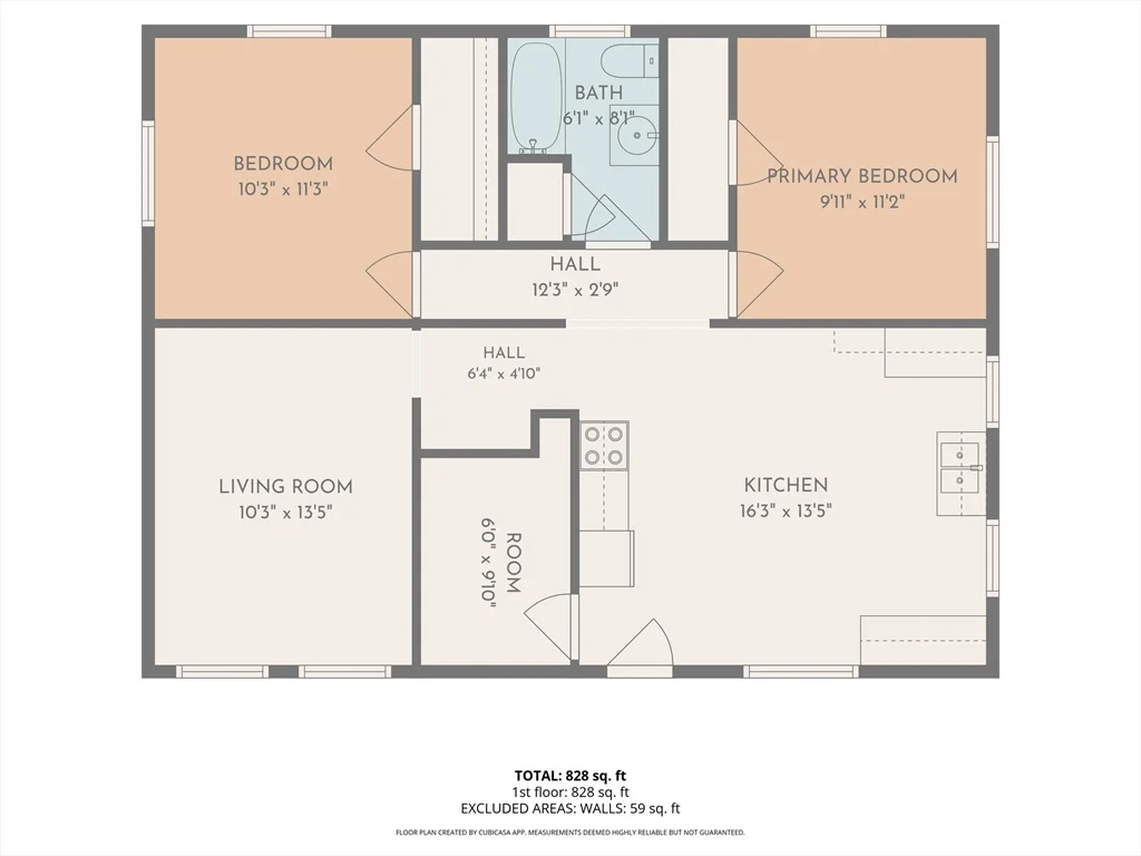 2 bed, 1 bath apartment for rent at 5 Hill St Unit 2, Webster — photo 9 of 9