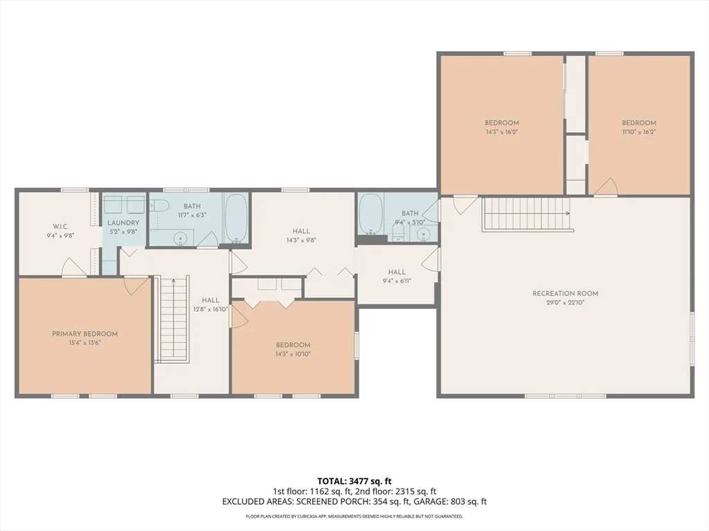 4 bed, 2 bath apartment for rent at 5 Kinney Ave, Burlington — photo 30 of 30