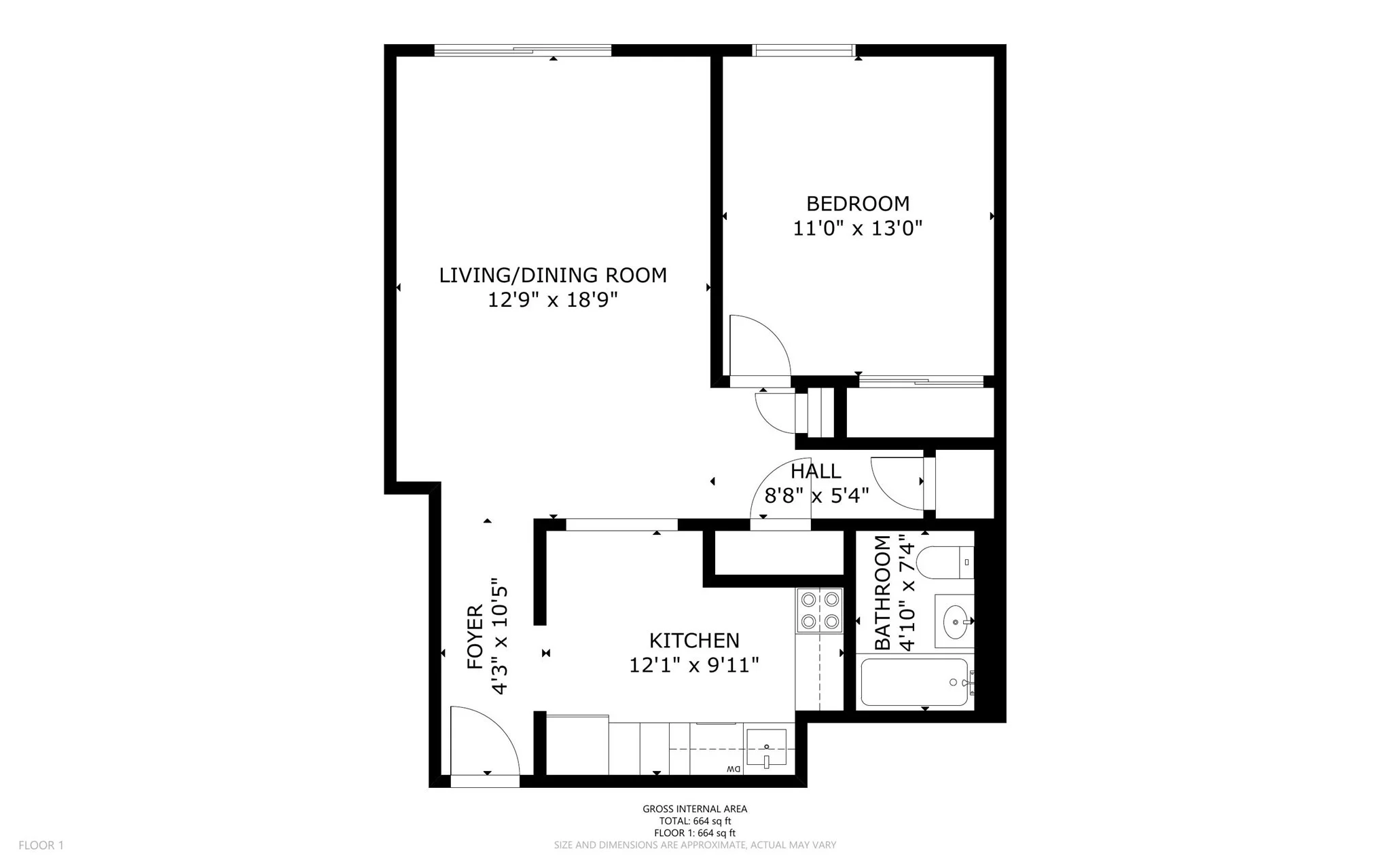 1 bed, 1 bath apartment for rent at 5 Linda Ln Unit 4-4, Dorchester — photo 15 of 15