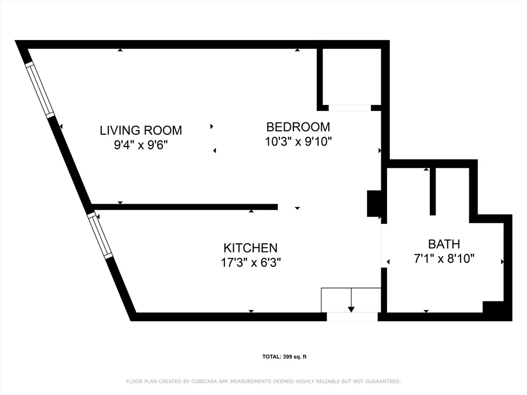 Studio bed, 1 bath apartment for rent at 5 N Margin St Unit 2, North End — photo 6 of 12