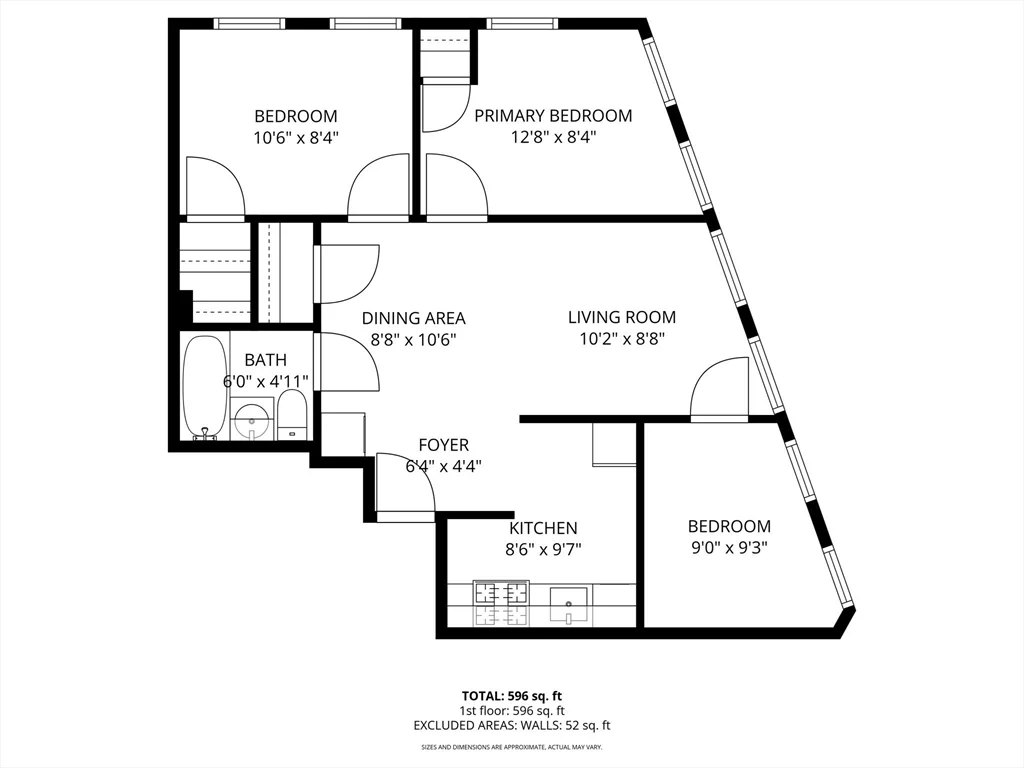 3 bed, 1 bath apartment for rent at 5 North Margin St Unit 9, North End — photo 11 of 17