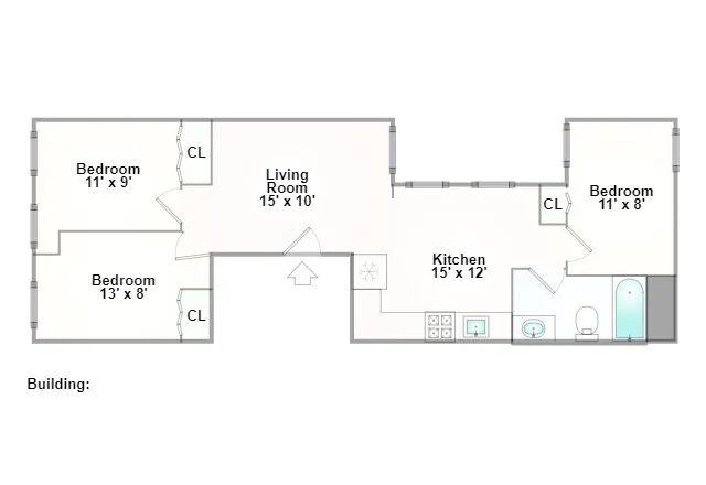 3 bed, 1 bath apartment for rent at 5 Phillips St Unit 5, Beacon Hill — photo 17 of 18