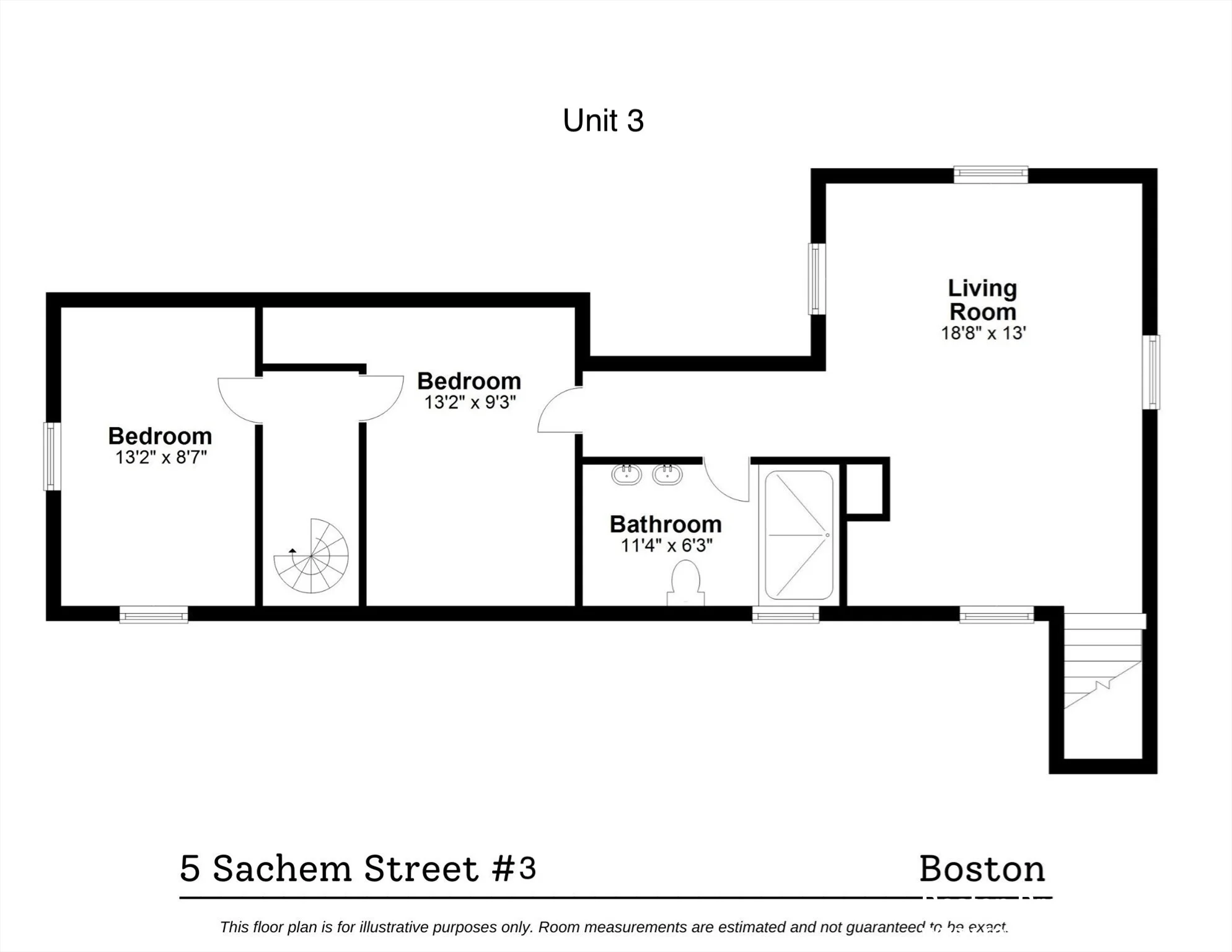 6 bed, 2 bath apartment for rent at 5 Sachem St Unit 3, Mission Hill — photo 19 of 21