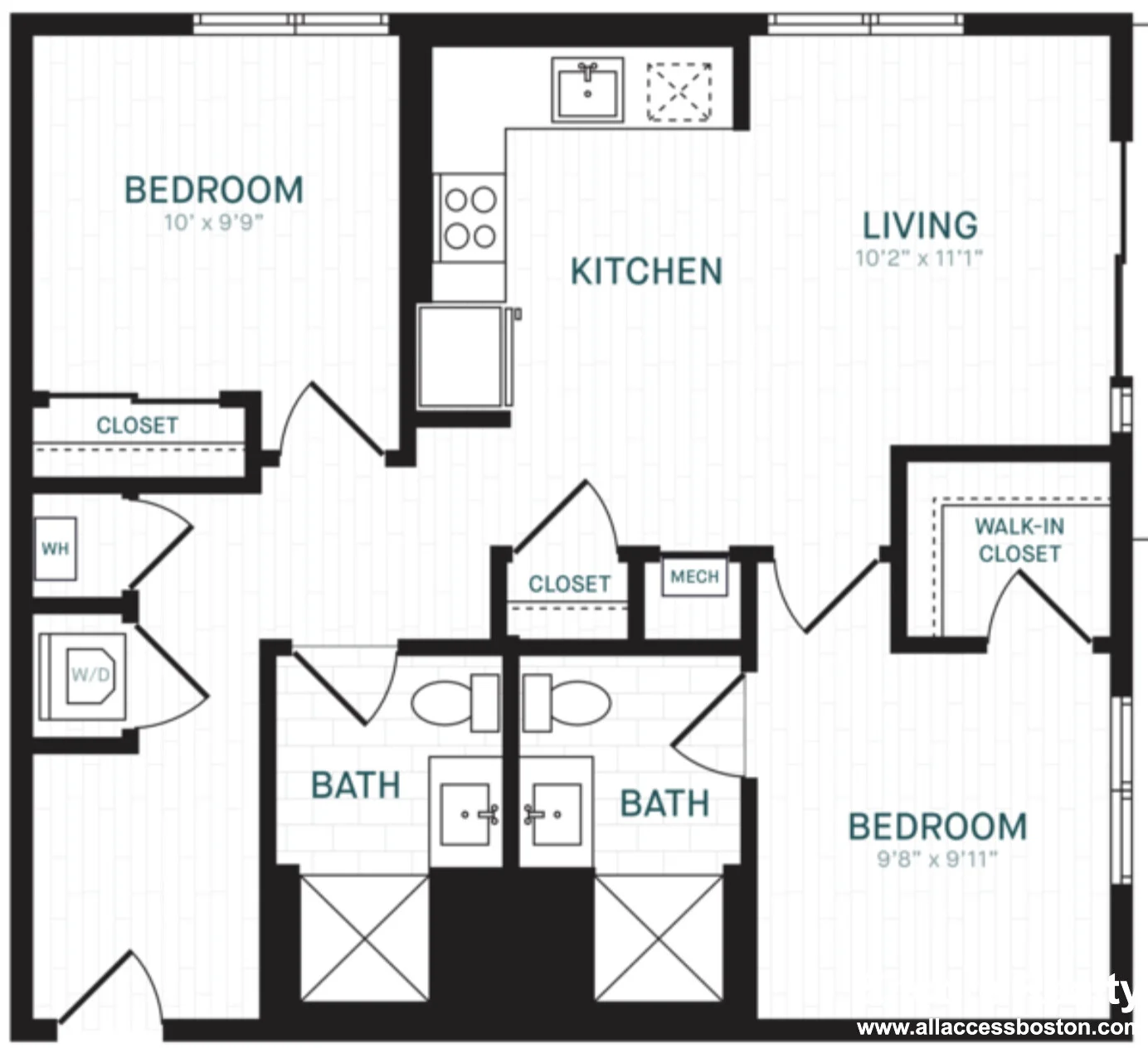 2 bed, 2 bath apartment for rent at 5 Washington St Unit 222, Brighton — photo 14 of 14