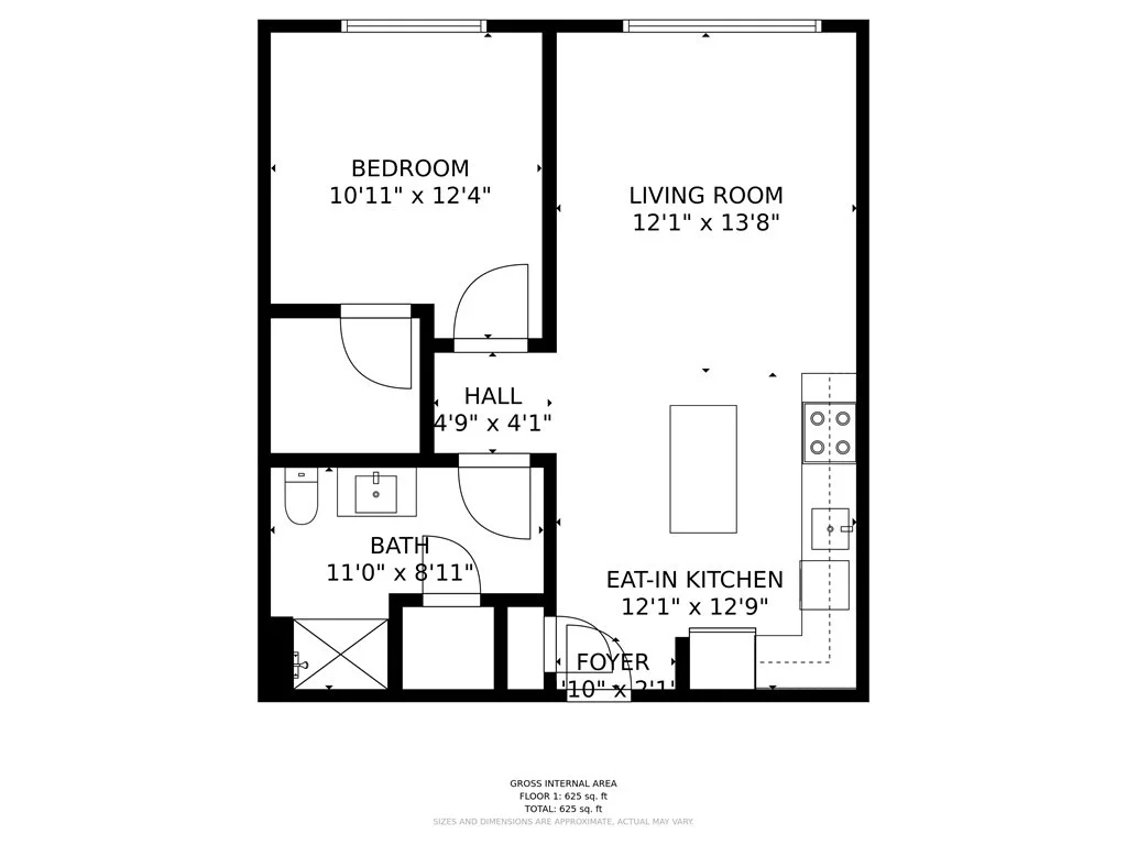1 bed, 1 bath apartment for rent at 50 Hood Park Dr Unit 407, Charlestown — photo 11 of 11