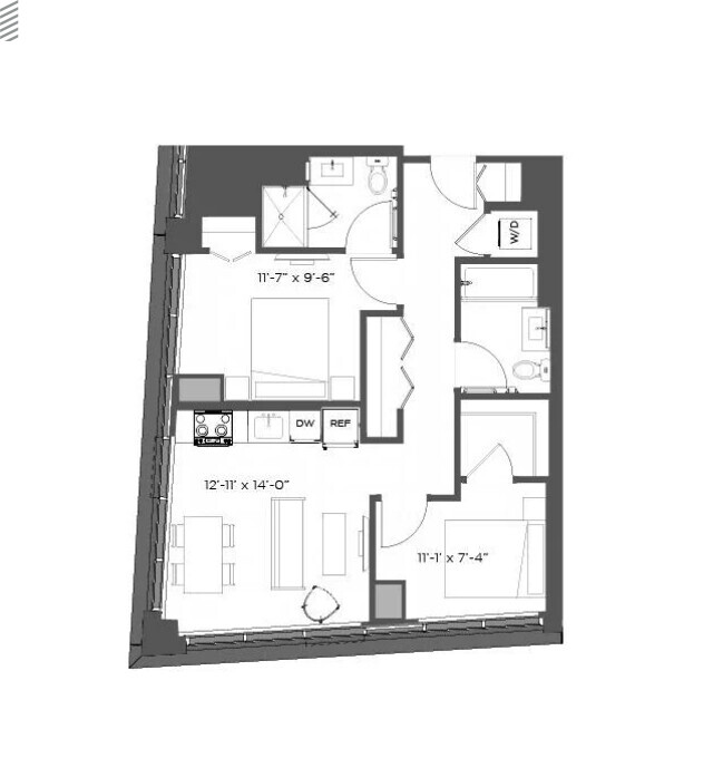 Studio bed, 1 bath apartment for rent at 50 Prospect St Unit STUDIO, Union Square — photo 15 of 15