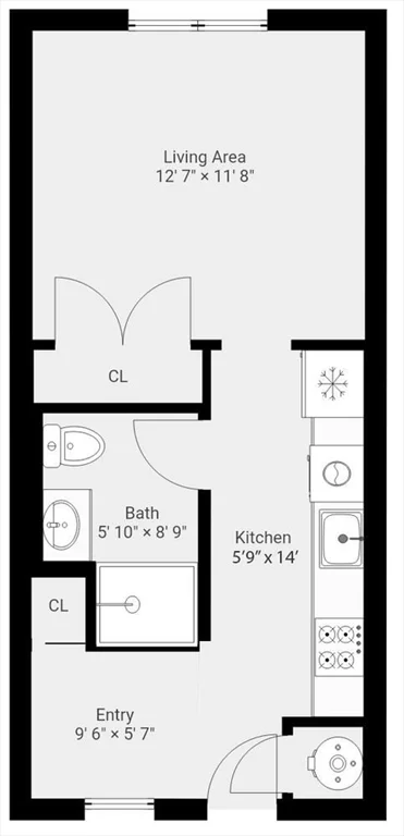Studio bed, 1 bath apartment for rent at 50 R Maplewood Ave Unit 102-212, Gloucester — photo 14 of 16