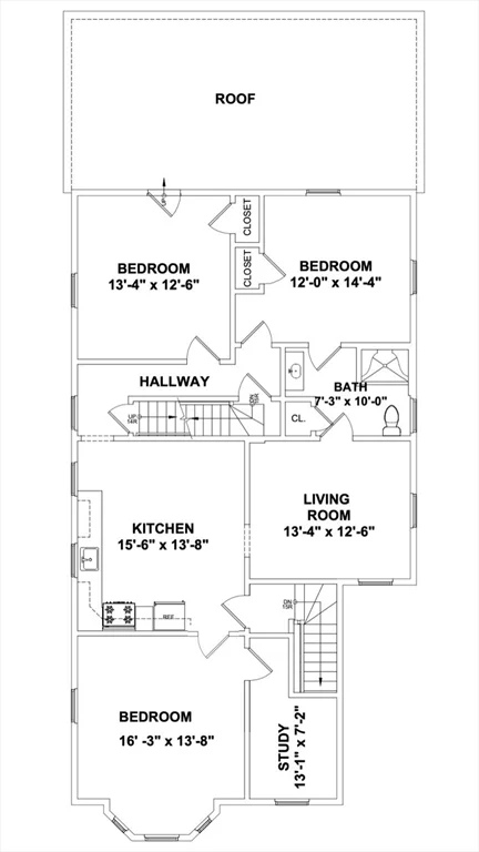 3 bed, 1 bath apartment for rent at 502 Somerville Ave Unit 3, Ward Two — photo 21 of 21