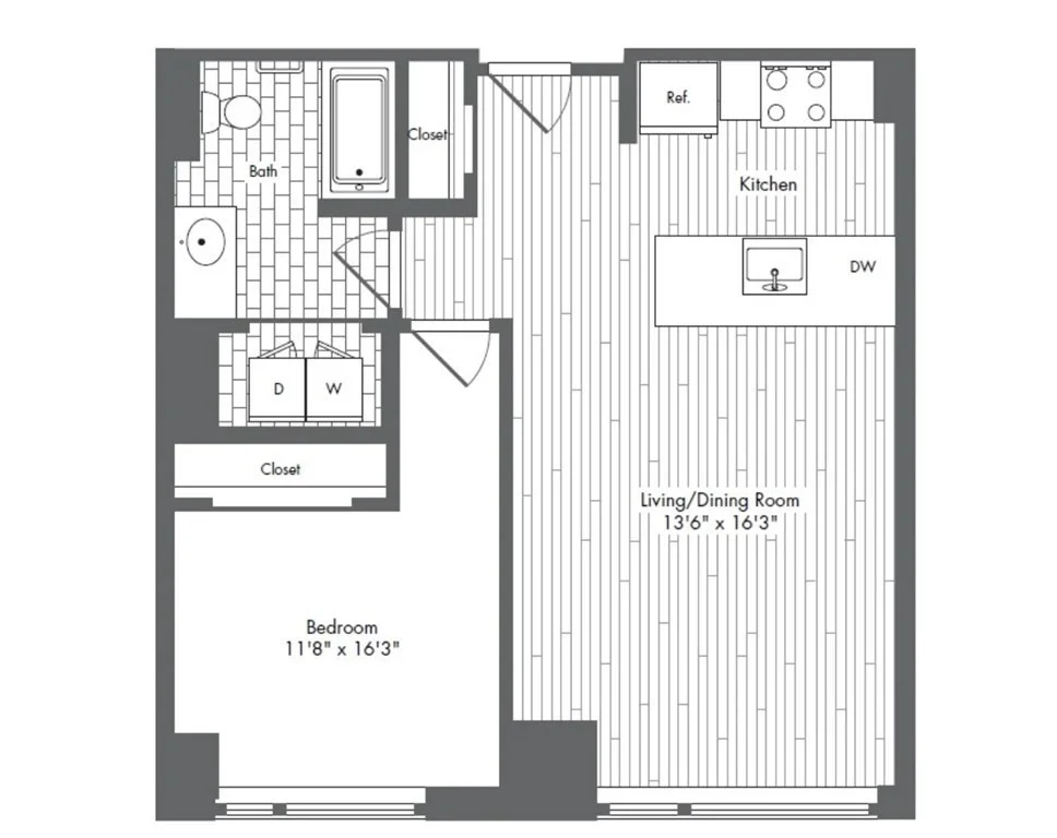 1 bed, 1 bath apartment for rent at 505 Congress St Unit 709, Seaport District — photo 8 of 8