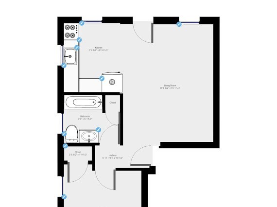 1 bed, 1 bath apartment for rent at 517 Judson St Unit 1, Raynham — photo 13 of 13