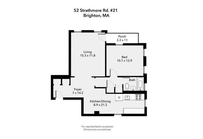 1 bed, 1 bath apartment for rent at 52 Strathmore Unit 21, Brighton — photo 18 of 18