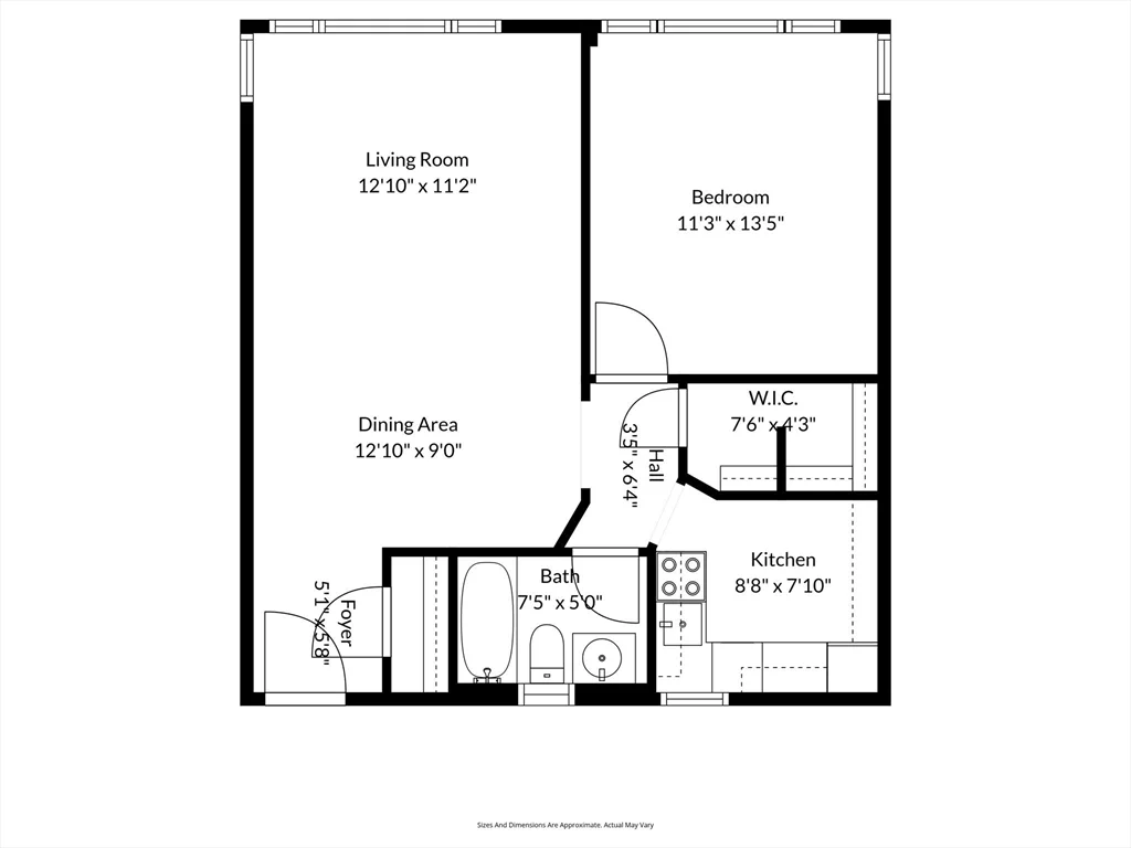 1 bed, 1 bath apartment for rent at 520 Beacon St Unit 2F, Fenway — photo 18 of 18