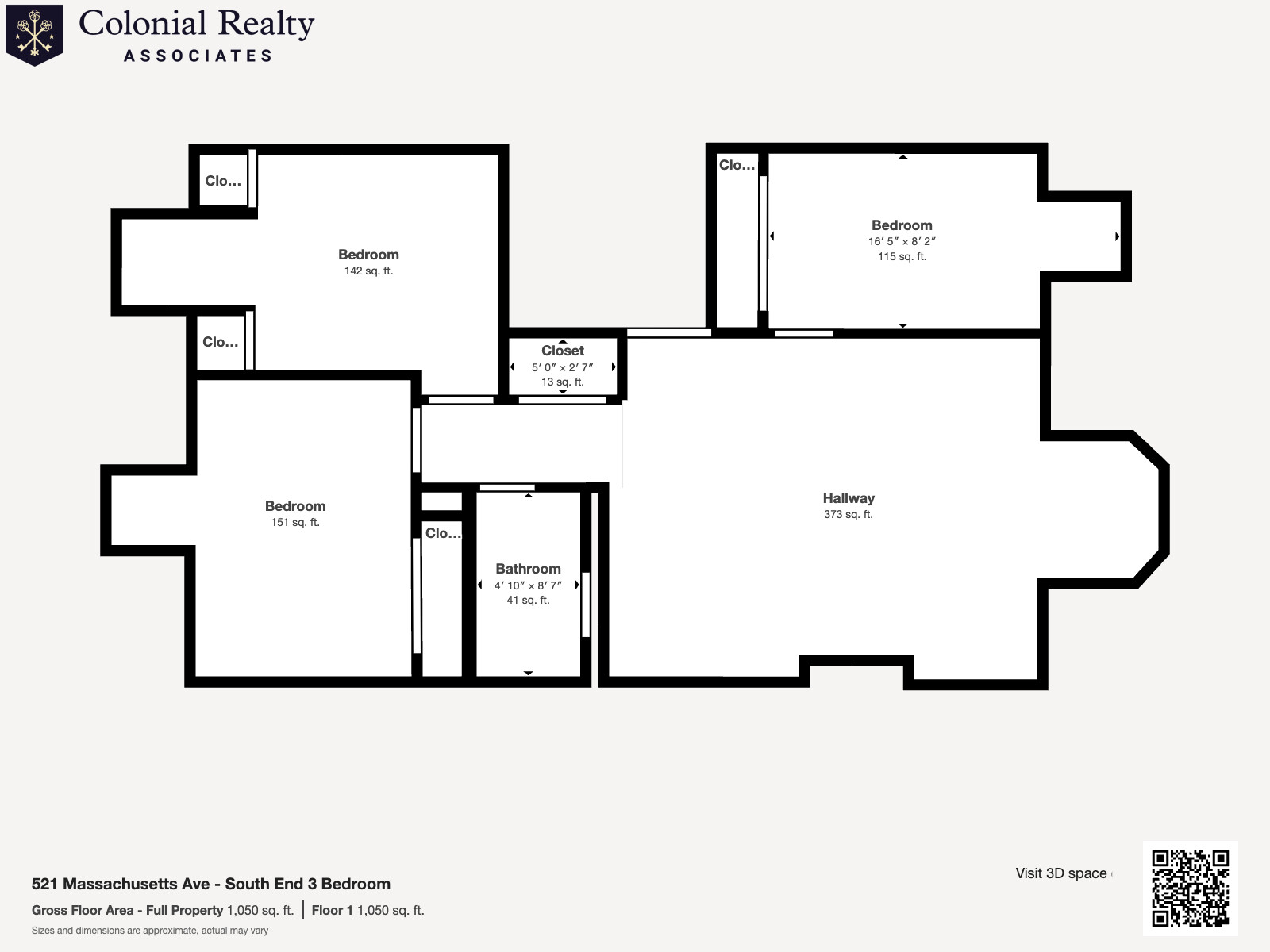 3 bed, 1 bath apartment for rent at 523 Massachusetts Ave, South End — photo 48 of 50