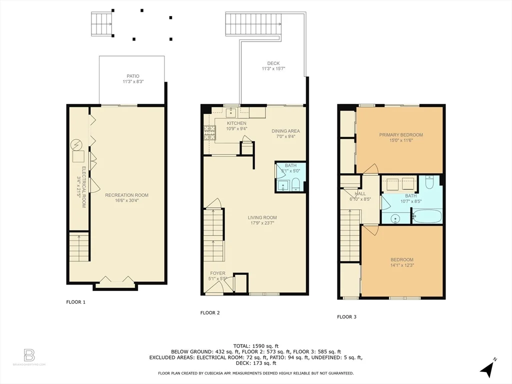 2 bed, 1 bath apartment for rent at 523 Washington St Unit C2, Pembroke — photo 33 of 33